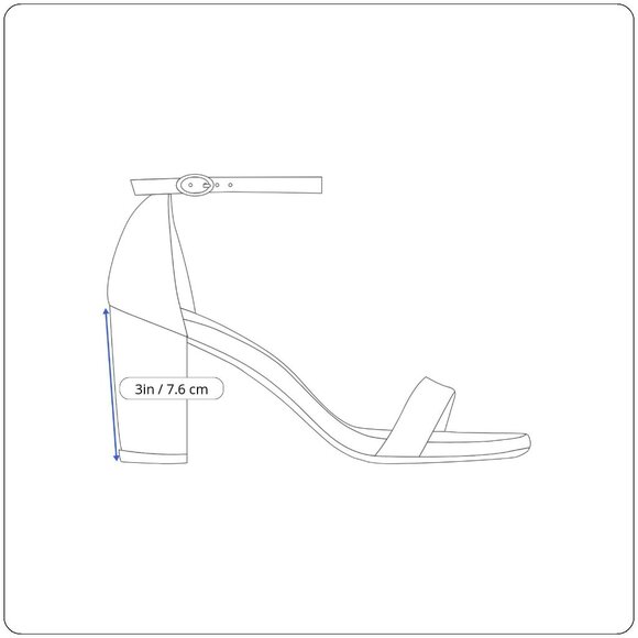 Stuart Weitzman Women’s Black Suede Ankle Strap Block Heel Sandals Size 9.5M - Picture 11 of 11